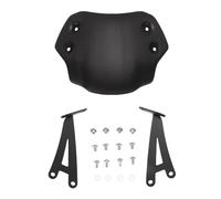 Akozon Motorcycle Brillon Protection du Vent Remplacement de L'écran de Vol Avant pour Scrambler 400X 2024 2025 (BLACK)