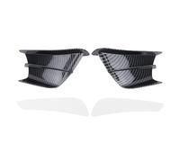 Akozon Motorcycle Fairing Wing Carbone Fibre Look Aerodynamic Side Winglets Autocollant Universel Auto-adhésif