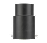 Akozon Oculaire de télescope, Adaptateur Tube d'extension d'oculaire Tube en métal 60 mm 2 Pouces pour télescopes astronomiques Pouces Accessoires Set Noir