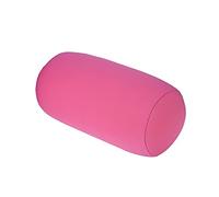 Akozon Oreiller à Mémoire,Oreiller de Forme Coussin Repose Cou en Mousse Nuque Mini Microbille Dos Rouleau Voyage Maison Genou Cylindrique Lavable Dormir Soutien Rose