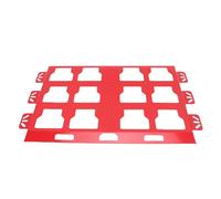Akozon Organisation de Stockage D'outils de Plaque de Montage en Métal Easy Carry Durable for Truck Garage (rouge)