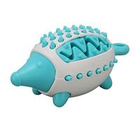 Akozon Ornements de Distribution de Friandises pour Chiens, Meulage des Dents, Nettoyage des Morsures, Forme de Haie, Chiot, Puzzle à Mâcher, Ornements Bleus (Blue)