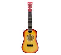 Akozon Ornements de Guitare en Bois de 23 Pouces, pour Instruments Musicaux éducatifs, Couleur café pour Débutants (Couleur du Coucher du Soleil)