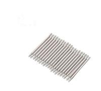 Akozon Outil de Remplacement de Ressort de Montre 20 Pièces Goupille de Montre Lien de Bracelet de Ressort Bracelet de Montre-Bracelet Réparation d'Outil en Acier-Bijoux et Accessoires de (1,8 * 24)