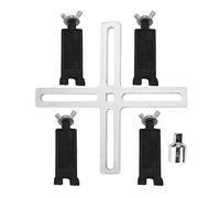 Akozon Outil de Verrouillage de Pompe à Carburant, clé à 4 Mâchoires pour Couvercle de Carburant, Outil d'installation de Retrait de 23 à 190mm, Utilisation Automobile