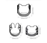 Akozon Panes à Pain Antiadhésives en Forme d'animaux - Outils de Cuisson Mignons, Ours et Chats pour les Enfants | Release Facile et Casseroles économes en énergie (#2)