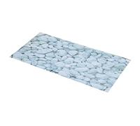 Akozon Papier Peint Mural 3D en PVC pour Décor de Fond d'aquarium - Design de Galets Blancs, Autocollant de Papier Peint d'aquarium, Scène sous-Marine pour la Décoration de la