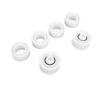 Akozon Paquet de 4 Roues de Rechange pour Nettoyeur de Piscine avec 2 Poulies pour Dauphin