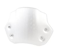 Akozon Pare-Brise en Aluminium en Alliage Alliage de Vent de Vent Avant avec Support pour R Ninet - Kit de Carénage de Déflecteur de Vent Universel (Silver)