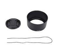 Akozon Pare-soleil D'objectif de Caméra pour Rf-s 55-210mm Abs Et 60b avec | Construction ABS, Intérieur Mat Antireflet, Photographie, Contrôle des Reflets, Compatible avec Rf-s 55-210 Mm, Capuchon