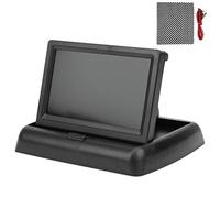 Akozon Parking Pliable de Vue Arrière de Caméra de Moniteur D'affichage à Cristaux Liquides de TFT de Voiture de 4.3 Pouces Écran de Moniteur de Vue Arrière de Voiture Pour L'autobus de Passager de Ca