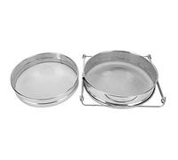 Akozon Passoire à Miel en Acier Inoxydable à Double Tamis avec Filtrage Efficace - Équipement Apicole pour la Récolte du Miel