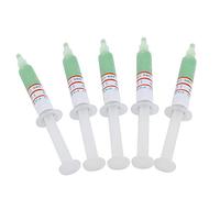 Akozon Pâte à Polir pour Meulage Diamant Pièce/Ensemble, composé de Rodage, Pâte Abrasive, Tube à Aiguille W1.5#6000 5 Pièce/Ensemble (W14 (Polissage Ordinaire 800 Mesh))