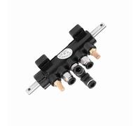 Akozon Pédale de Valve de Commande d'air pour Changeur de Pneu - Type B avec 2 Silencieux, Diamètre de Tuyau de 8 Mm et Construction en Alliage d'aluminium (4)