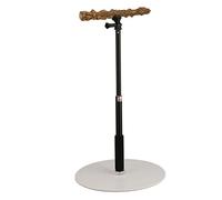 Akozon Perchoir à oiseaux portable réglable avec design détachable pour intérieur et extérieur, convient pour les grands perroquets, aras, gris africains - Comprend un entraînement autonome