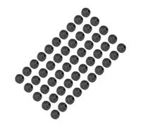 Akozon Perles de Pêche à la Carpe 50 Pièces-Perles de Plate-Forme en Silicone Souple de 6mm pour Une Attraction Améliorée dans la Pêche de Nuit et en Eau Profonde (Black)