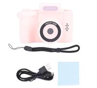 Akozon Petit Appareil Photo Numérique à Mise au Point Automatique 1080P Micro Caméra Vidéo Porte-clés Enregistreur Vidéo Filtres Intégrés écran HD de 1,3 Pouces pour Les Fêtes de Voyage (Pink)