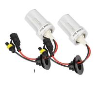 Akozon Phare au Xénon pour Voiture 2pcs 100W H7 6000K Ampoule de Rechange Phare de Voiture de Haute Luminosité au Xénon