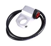 Akozon Phare de Guidon étanche 12V 16A, Interrupteur Marche/arrêt pour Motos, Scooters et Motos