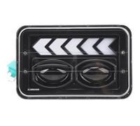 Akozon Phare LED carré Haut et Bas, étanche, Universel, pour Voiture, SUV, Camion