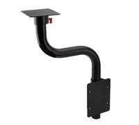 Akozon Pied de Table Amovible pour Camping-Car avec Rotation Complète et Réglage de la Hauteur, Support de Table en Alliage D'aluminium pour Véhicules Récréatifs, Pied de Support Mural (Black)