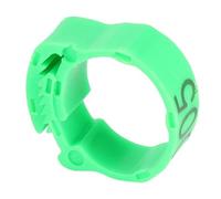 Akozon Pied de Volaille - 100 Pièces de Type Boucle de Poulet avec Fournitures de Signalisation - Identification Numérotée de la Volaille (Green)