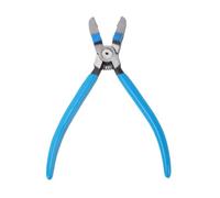 Akozon Pince à Clips pour Panneau, Ouverture de 29 Mm avec Pointe Non | Extracteur de Clip de Garniture Automobile, Acier au Chrome-molybdène, Finition Noircie, Coussinet de Pointe en Plastique,