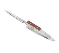 Akozon Pince à épiler Croisée Autobloquante à Pointe Incurvée pour la Fabrication et l'artisanat de Bijoux (bouche droite)