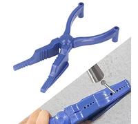Akozon Pince à Ongles, Pince à Ongles Bleue Martelage Pilers Support de Clouage Portable Pince à Marteler Protège-doigts Outil à Main pour Pinces de sécurité