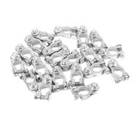 Akozon Pince de Connecteur de Terminal de Batterie de Voiture 12V, Transfert de Puissance Négatif Positif pour Caravane Van Camping-car Bateau