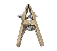 Akozon Pince de Terre en Laiton 600 A en Forme de A pour le Soudage et la Découpe - Pince de Terre Robuste pour une Mise à la Fiable dans la Construction Navale, les Structures en Acier, et Plus