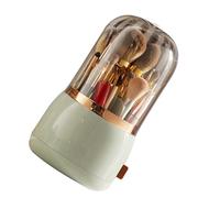 Akozon Pinceau de Maquillage Rotatif avec Couvercle - Porte-Pinceau de Maquillage Pinceau Multifonctionnel Accueil Rotatif Cosmétique Faire des Pinceaux Conteneur - é et Soins/Outils et (Vert