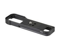 Akozon Plaque de Fixation Rapide, Embase en Alliage D'aluminium Usinée CNC avec Fente pour clé Magnétique et Rembourrage en Caoutchouc, pour Trépied D'appareil Photo Hybride Fujif