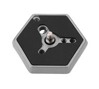Akozon Plaque Hexagonale à Dégagement Rapide 3049 - Adaptateur de Vis 1/4" - Accessoires pour Appareil Photo Manfrotto 030-14 RC0 3063