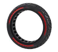 Akozon Pneu de Scooter électrique Antichoc en Caoutchouc Creux Solide Hors Route 8.5x2.0 50/75-6.1 (rouge)