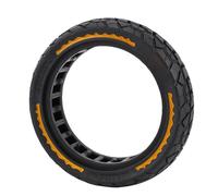 Akozon Pneu de Scooter électrique Antichoc en Caoutchouc Creux Solide Hors Route 8.5x2.0 50/75-6.1 (YELLOW)