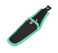 Akozon Pochette Porte-Outils de Jardinage - Gaine pour Sécateurs et Ciseaux avec Boucle - Sac de Transport pour Outils de Plantation Légers - Construction en Tissu Vert et Noir