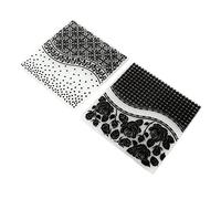 Akozon Pochoirs de Texture pour Travaux Manuels - 2 Dossiers de Gaufrage, Design Concave et Convexe, Modèle de Gaufrage, Dossier d'invitation, Fabrication de Cartes - Arts, Artisanat et Couture