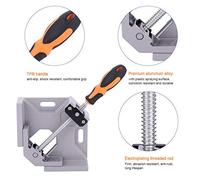 Akozon Poignée à Poignée à 90 ° Aluminium Pince d'Angle à Angle Droit pour le Travail du Bois et le Soudage