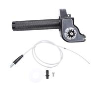 Akozon Poignée D'accélérateur de Moto, Poignée en Alliage D'aluminium à Torsion Rapide pour KLX CR CRF EXC XR Dirt Bike (BLACK)
