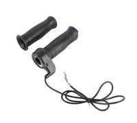 Akozon Poignée D'accélérateur pour Vélo et Scooter électrique, Câble de Contrôle de Vitesse, 12V 24V 36V 48V, Universel, Noir