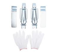 Akozon Poignée de Loquet de Porte de Remorque en Fer galvanisé, Loquet de Verrouillage sécurisé Haute Résistance pour Camping-Car