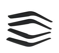 Akozon Poignée de Panneau de Porte Intérieure Intérieure 4pcs Garnitures de Poignée D'accoudoir de Porte Intérieure Couvre la Décoration Remplacement pour X1 E84 2010-2016(Noir muet)