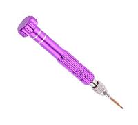 Akozon Poignée de Tournevis avec 5 Embouts de Précision, Lunettes de Téléphone et Kit d'outils de Réparation de Montres Bleu (PURPLE)