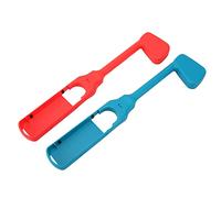 Akozon Poignées Ergonomiques Réglables pour Contrôleur de Jeu de Golf pour et - Clubs de Golf à Double Protection pour un Gameplay amélioré (Bleu rouge)