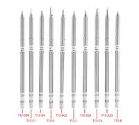 Akozon Pointe de Fer à Souder Série T12 Outil de Kit de Soudage pour Station de Soudage FX-951(Lot de 10)