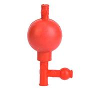 Akozon Poire Aspiration 3 Orifices pour Pipette Rouge | caoutchouc de qualité, 3 ouvertures 11.2/12.8/14.4mm, pipetage de précision, laboratoire
