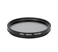 Akozon Polariseur Circulaire du Filtre CPL Ultra Slim Verre Optique Multi-revêtement Polarisation Circulaire pour Les Lentilles de la Caméra avec Boîtier de Stockage (49 mm)