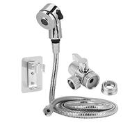 Akozon Pommeau de Douche évier Robinet, Maison Salle de Bain Douche à Main Pulvérisateur Kit de Lavage des Cheveux Robinet Convertisseur Adaptateur Ensemble Accessoires (Ensemble de shampoing)