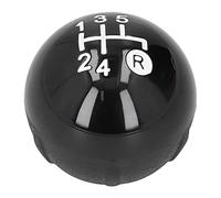 Akozon Pommeau de Levier de Vitesse, Le Noir Plastique Pommeau de Levier de Vitesses Manuel 5 Vitesses Avec Capuchon Décoratif Pour Fiat 500 500C 2007-2018 LHD RHD